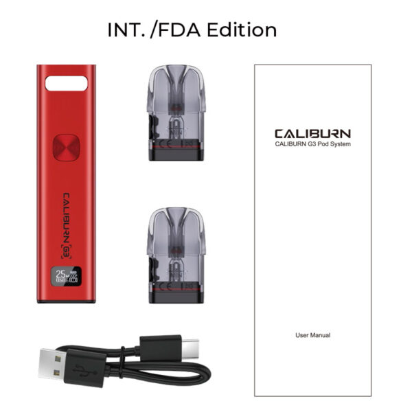 Uwell Caliburn G3 Pod System Kit 900mAh 2.5ml - Image 3