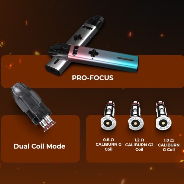 Uwell Caliburn Explorer Pod System Kit 1000mAh 4ml - Image 6