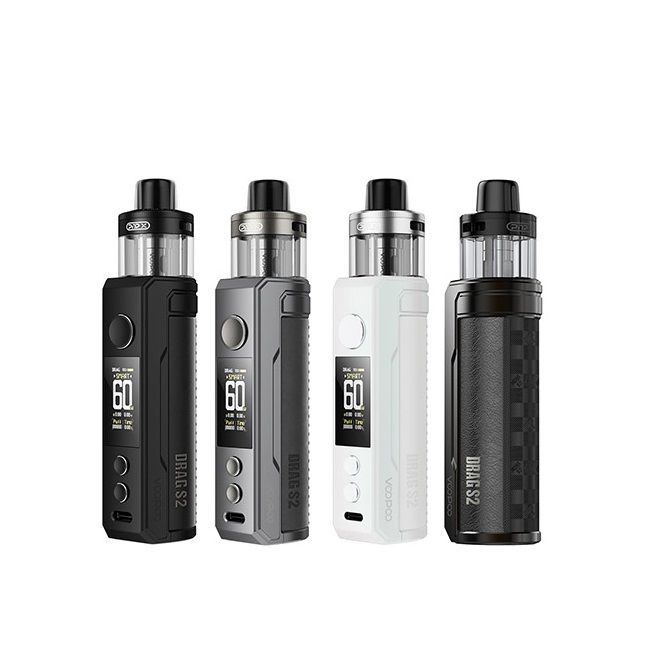 Voopoo Drag S2 60W Box Mod Kit with PnP X Cartridge DTL 2500mAh 5ml ...