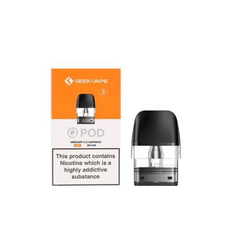Geekvape Q Pod Cartridge for Sonder Q Kit / Wenax Q Kit / AQ Kit 2ml (3pcs)