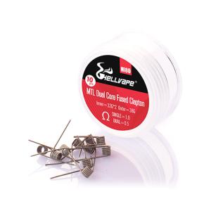 Hellvape Ni80 MTL Dual Core Fused Clapton Prebuilt Wire 32Ga*2+38Ga (1.0ohm)(10Pcs)