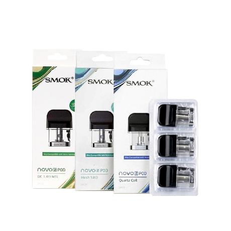 SMOK Novo, Novo 2, Novo 3, Novo 2x, Propod GT Kit, Novo Master Kit, Novo Master Box KitReplacement Pod 2ml 3pcs