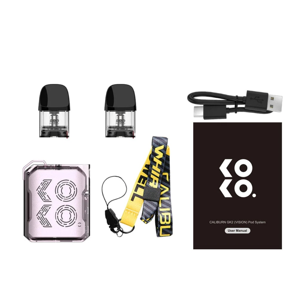 Uwell Caliburn GK2 (Vision) Pod System Kit 690mAh 2ml - Image 6