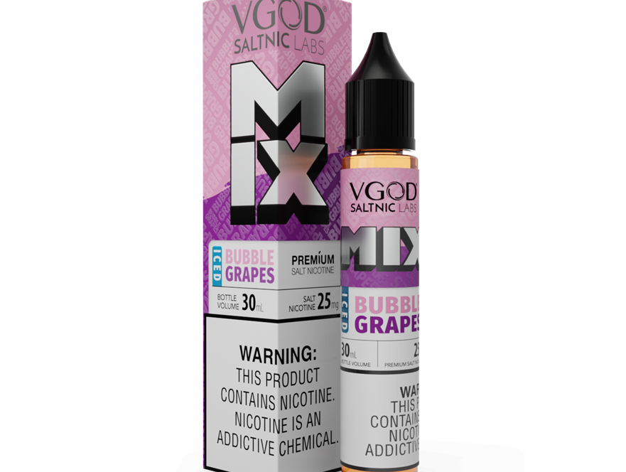 Vgod Saltnic Mix Bubble Grape Iced 30ml
