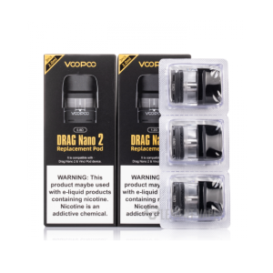 Voopoo Drag Nano 2, Vinci, and Vinci Q Pod Cartridge 2ml (3pcs)