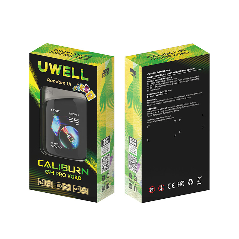 Uwell Caliburn G4 Pro Koko Pod System Kit 2000mAh - Image 3