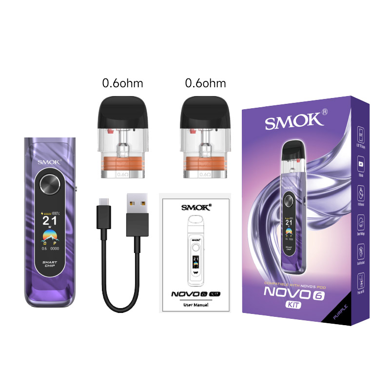 Smok Novo 6 Pod System Kit 1700mAh 3ml - Image 3