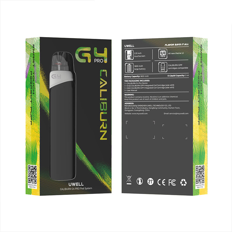Uwell Caliburn G4 Pro Pod System Kit 1800mAh - Image 4