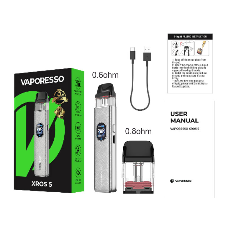 Vaporesso XROS 5 Pod System Kit 1500mAh 3ml - Image 5