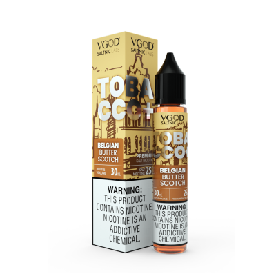 Vgod Tobacco Plus Saltnic Belgian Butterscotch 30ml