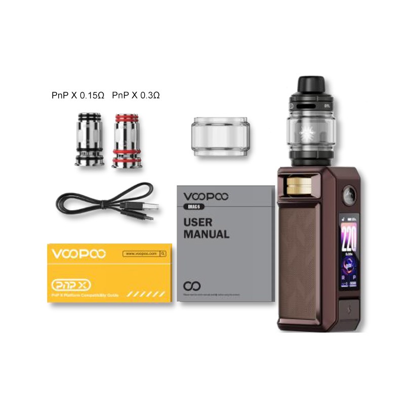 VOOPOO Drag 6 Mod Kit with Uforce-X Tank II 4400mAh 5ml (Max 220W) - Image 3